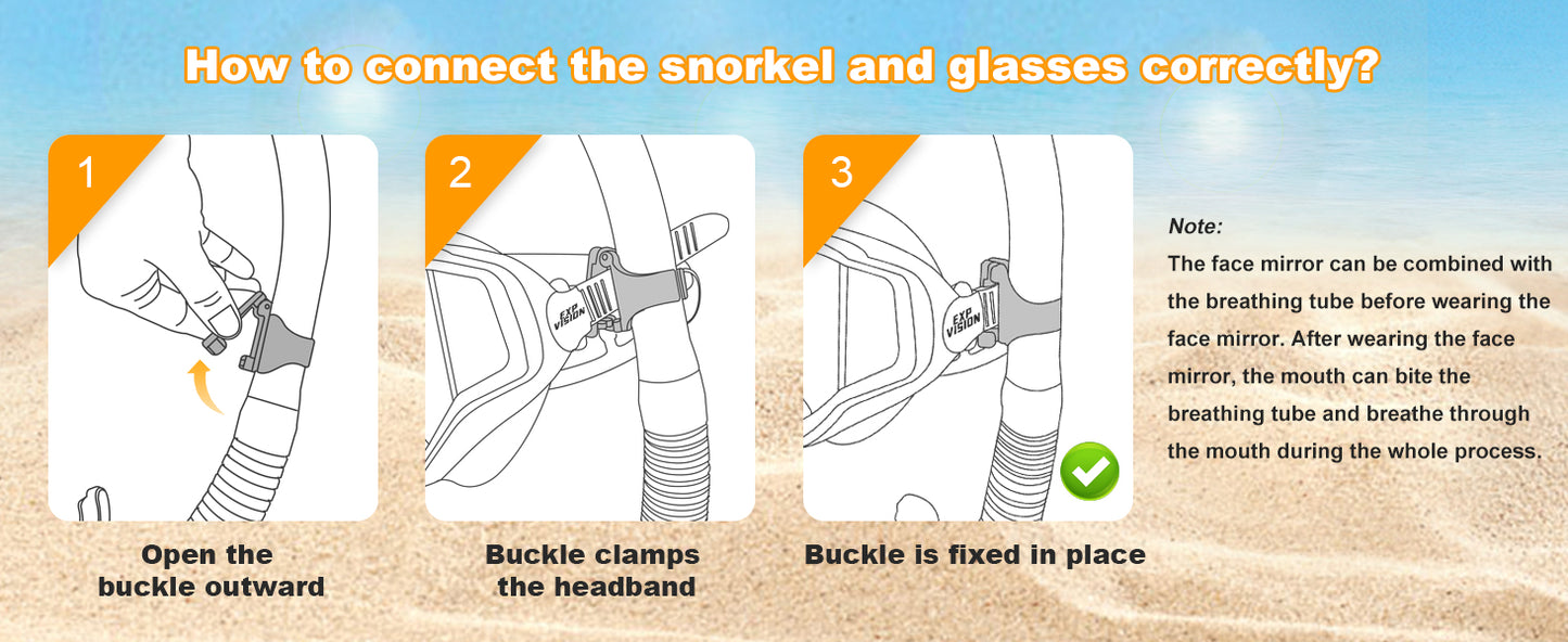 Panoramic Snorkeling Set – Anti-Fog Mask with Dry Top Snorkel