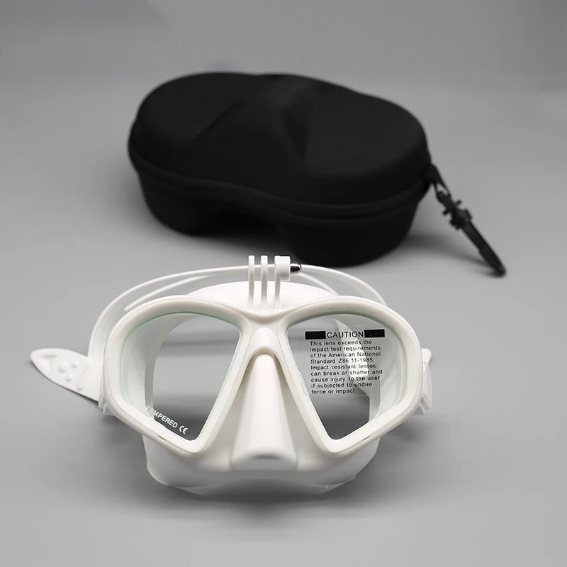 Premium Scuba & Snorkeling Set – Tempered Glass Mask with Dry Snorkel