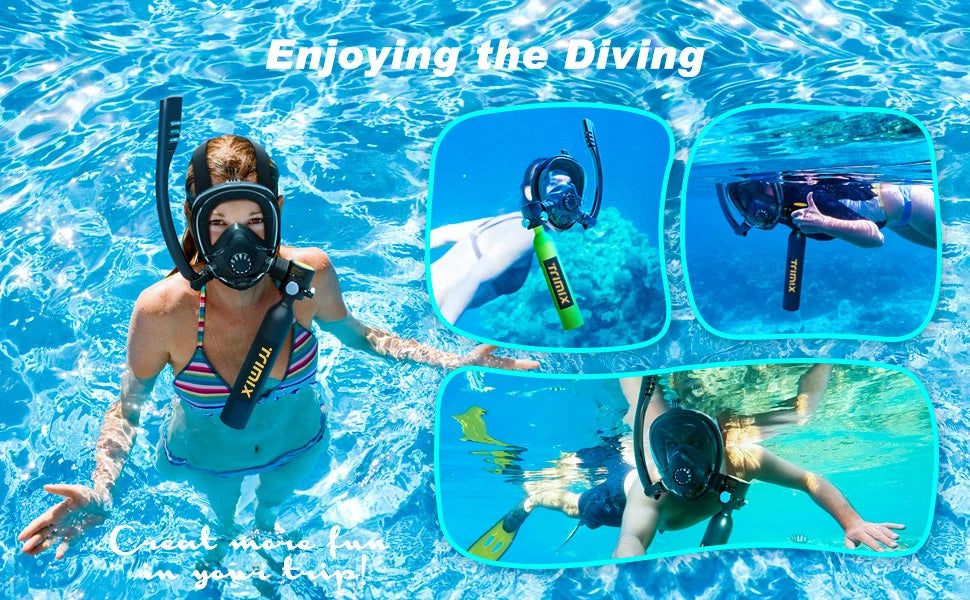 TRIMIX 0.5L Mini Scuba Tank & Snorkeling Mask Kit