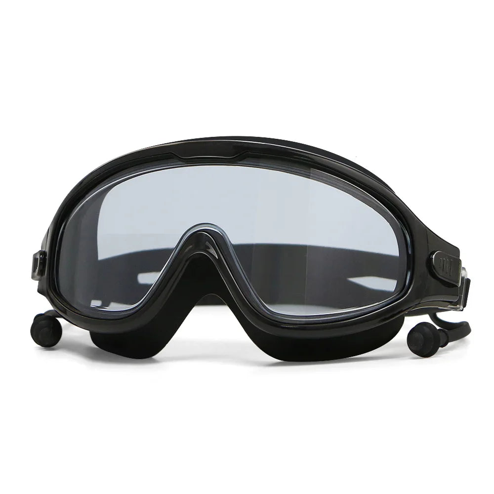 HD Swimming Goggles with Earplugs – Comfort & Clarity in Every Swim