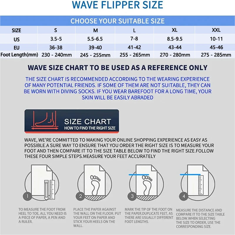 Elite Long Blade Freediving Fins – Built for Speed, Depth & Performance