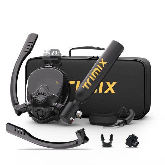 TRIMIX 0.5L Mini Scuba Tank & Snorkeling Mask Kit