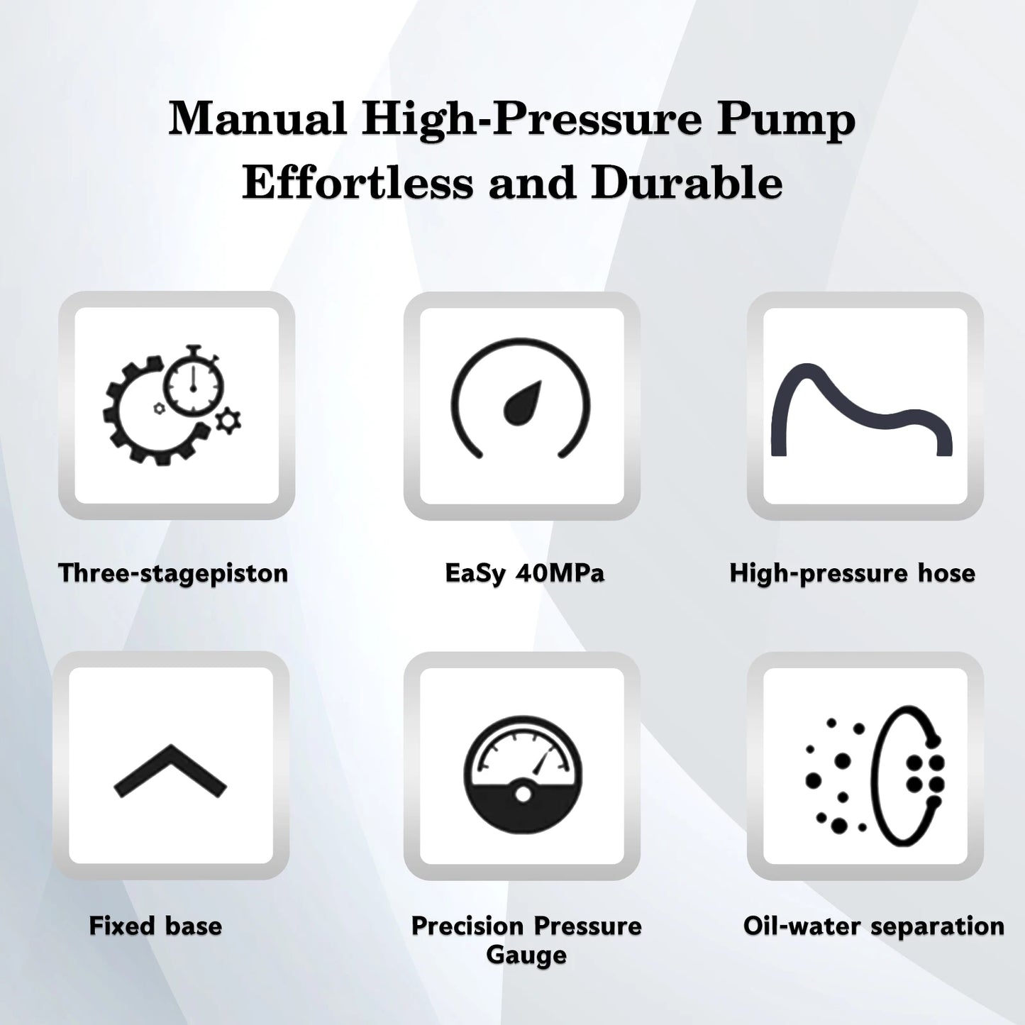 High-Pressure PCP Hand Pump – 4500 PSI / 30MPa