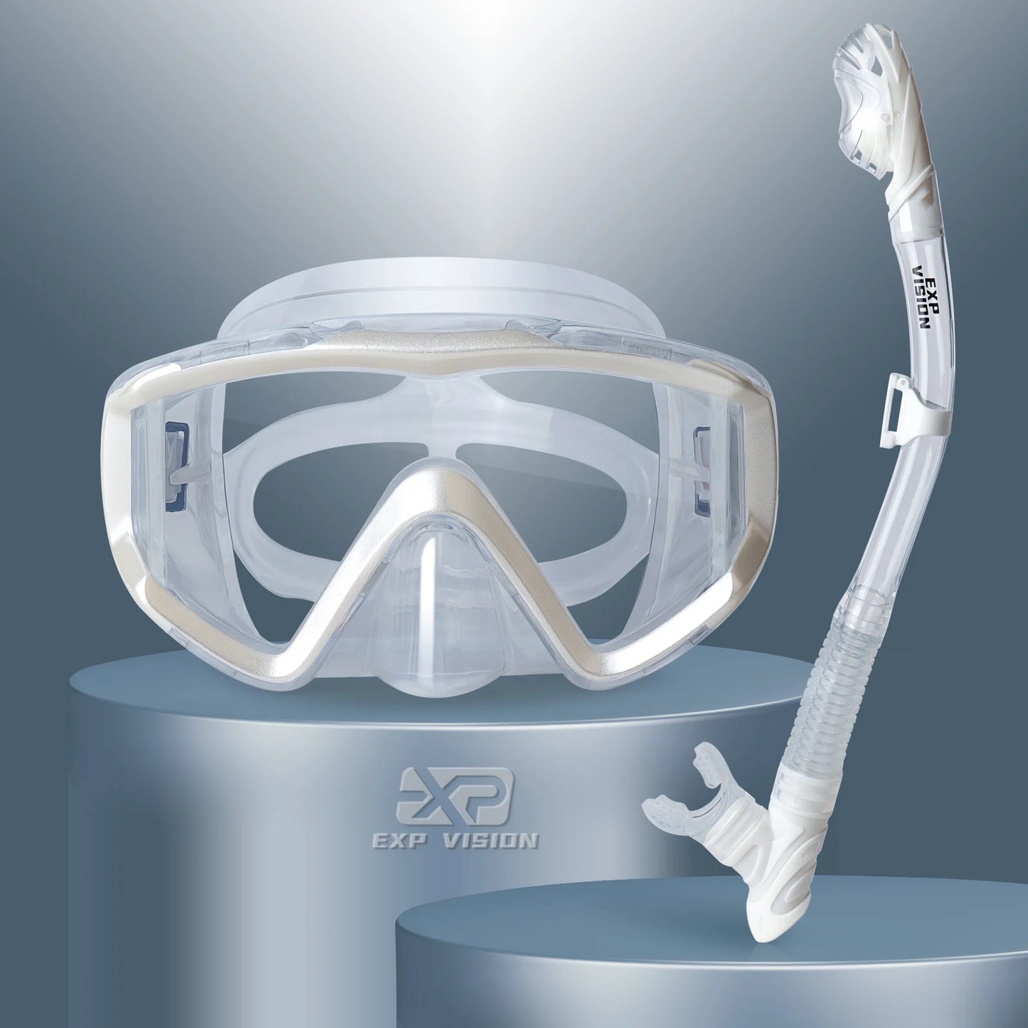 Panoramic Snorkeling Set – Anti-Fog Mask with Dry Top Snorkel