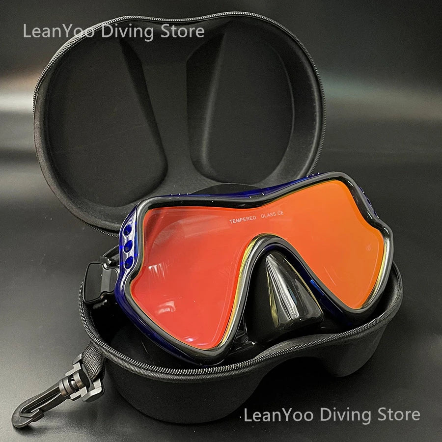 Mirrored Lens Diving Mask – Anti-Glare Snorkeling & Swimming Goggles