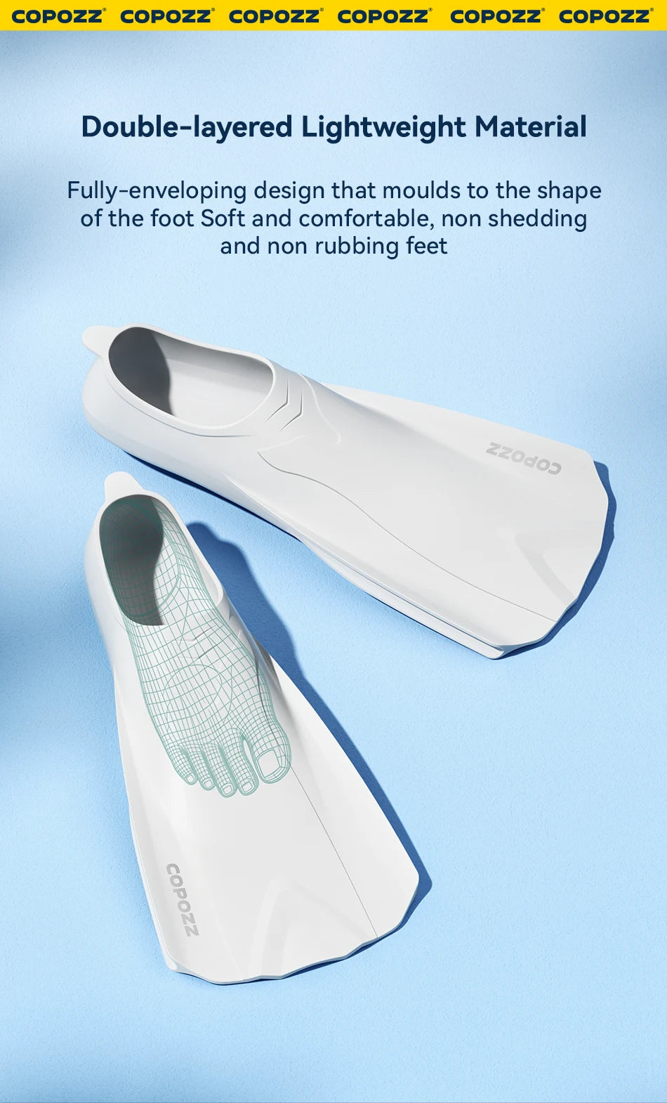 COPOZZ Performance Swim Fins – Speed & Comfort Underwater