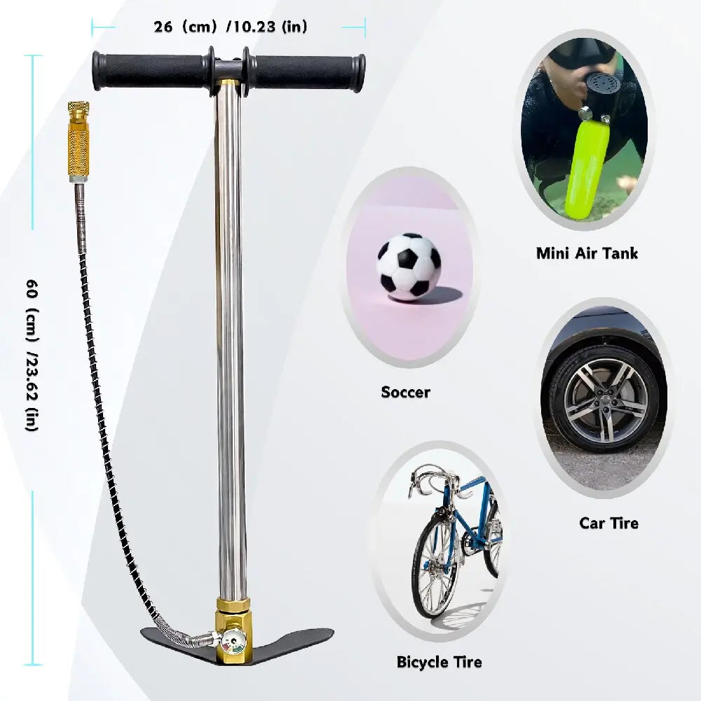 High-Pressure PCP Hand Pump – 4500 PSI / 30MPa