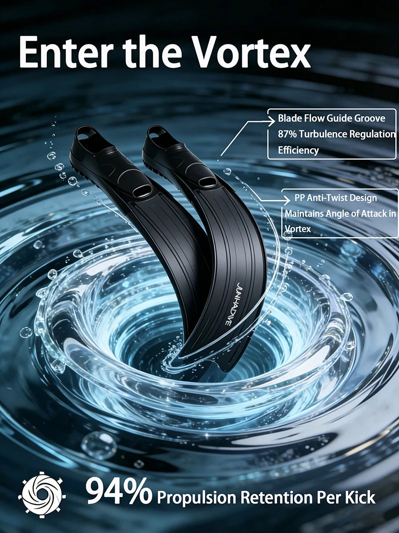 Freediving Long Fins F6813 – Lightweight Performance Swim Flippers