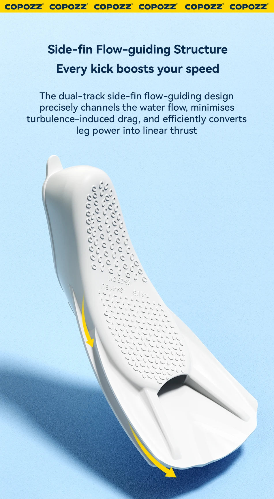 COPOZZ Performance Swim Fins – Speed & Comfort Underwater
