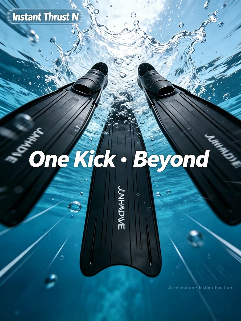 Freediving Long Fins F6813 – Lightweight Performance Swim Flippers