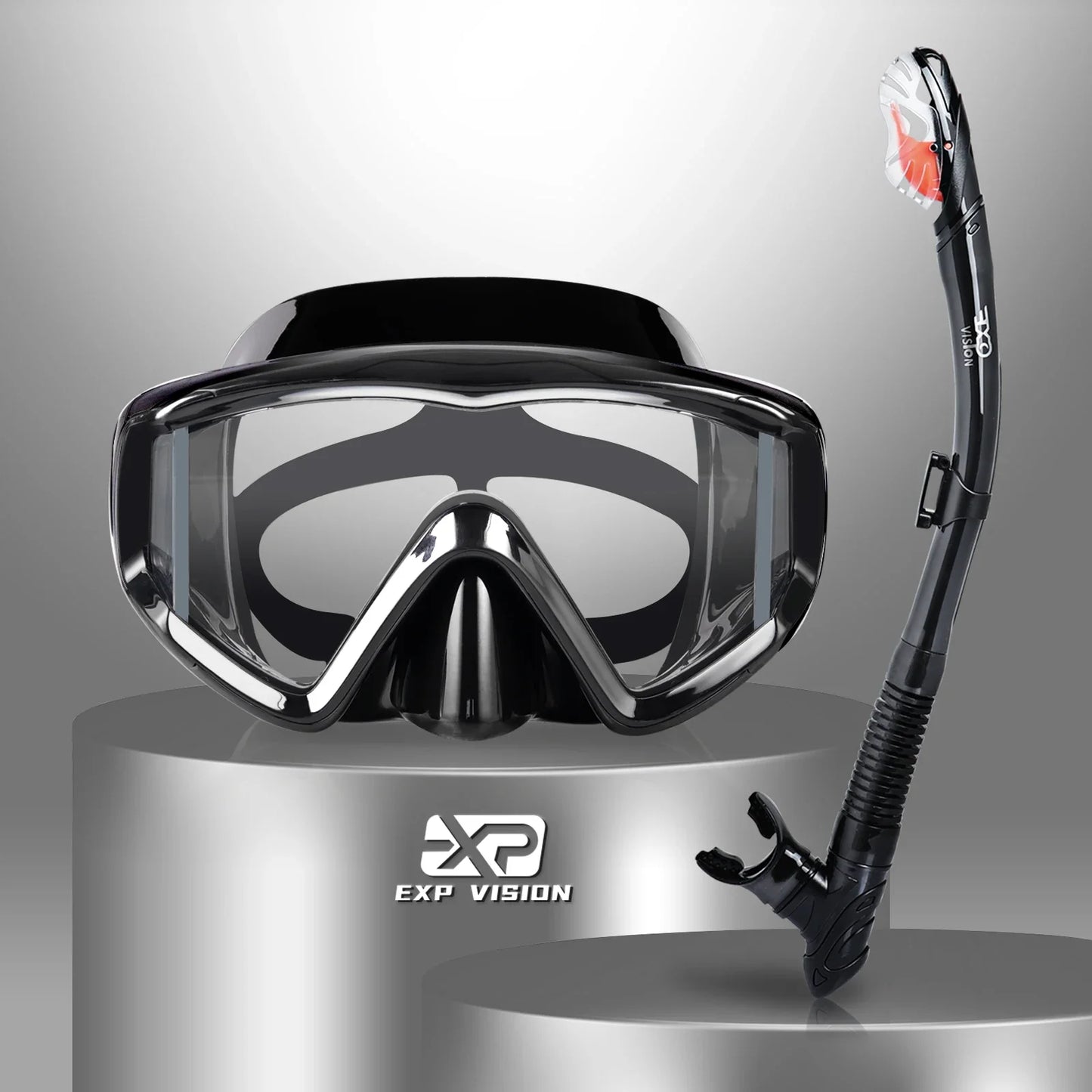 Panoramic Snorkeling Set – Anti-Fog Mask with Dry Top Snorkel