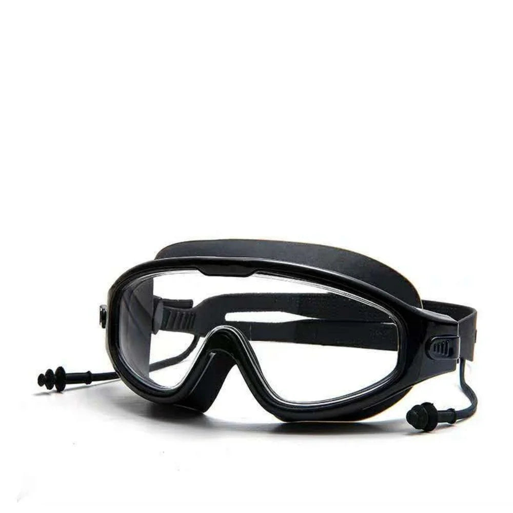HD Swimming Goggles with Earplugs – Comfort & Clarity in Every Swim