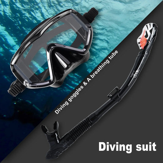 Panoramic Snorkeling Set – Anti-Fog Mask with Dry Top Snorkel