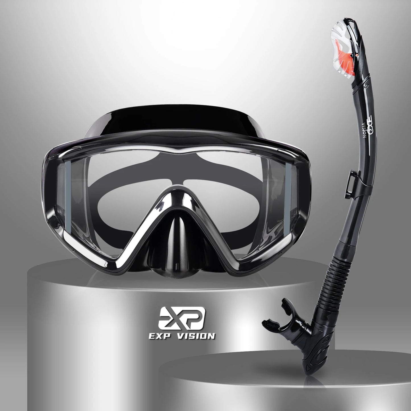 Panoramic Snorkeling Set – Anti-Fog Mask with Dry Top Snorkel