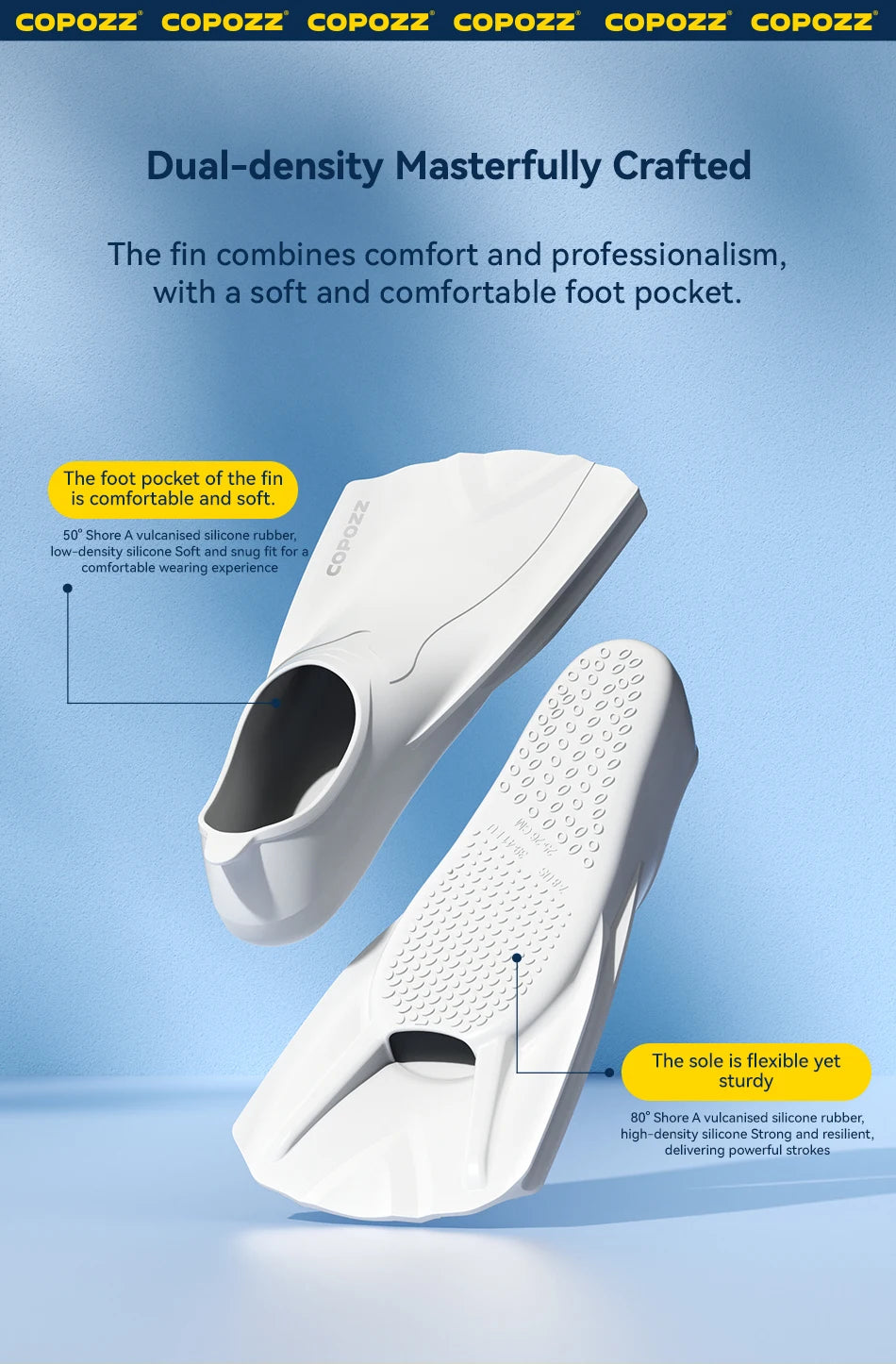COPOZZ Performance Swim Fins – Speed & Comfort Underwater