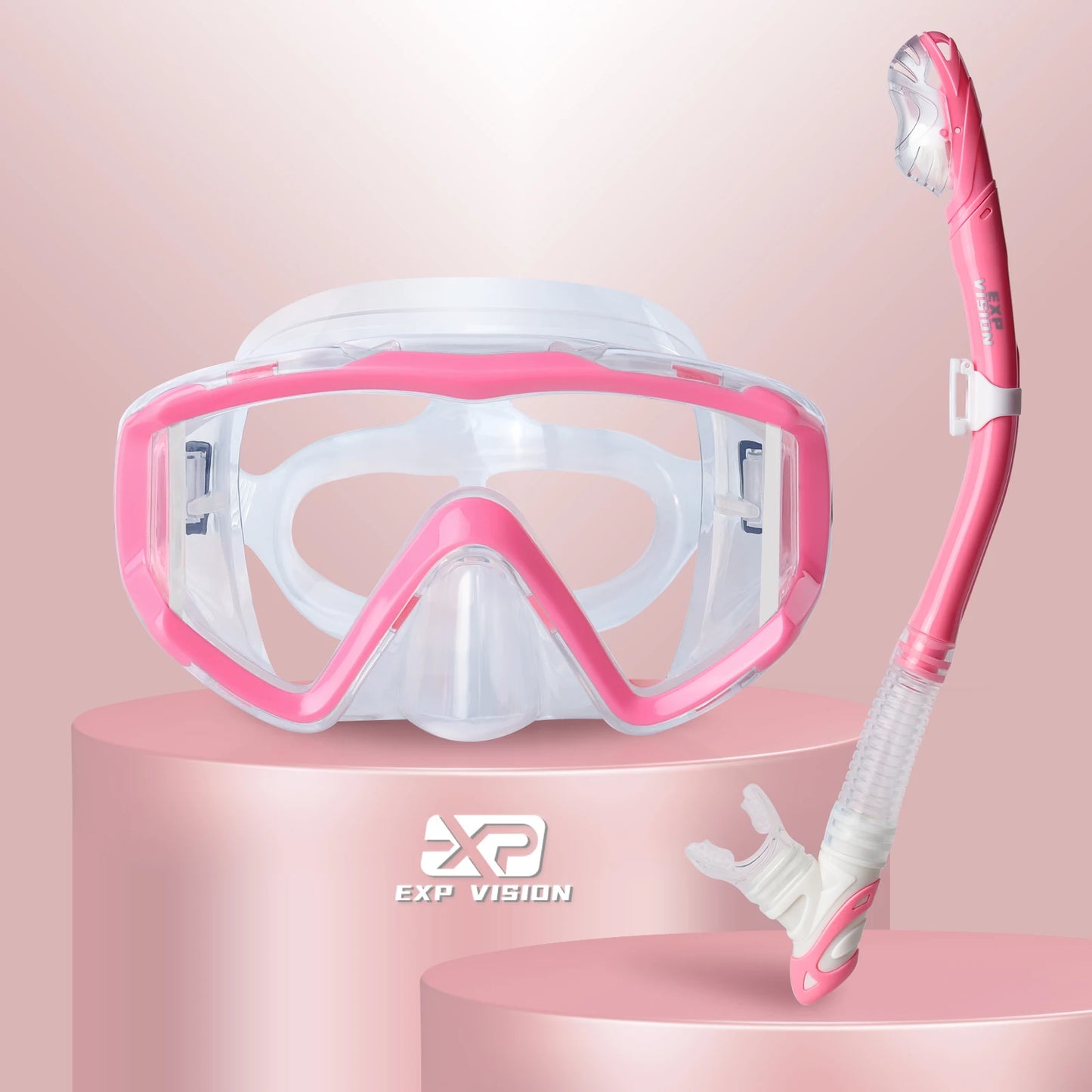 Panoramic Snorkeling Set – Anti-Fog Mask with Dry Top Snorkel