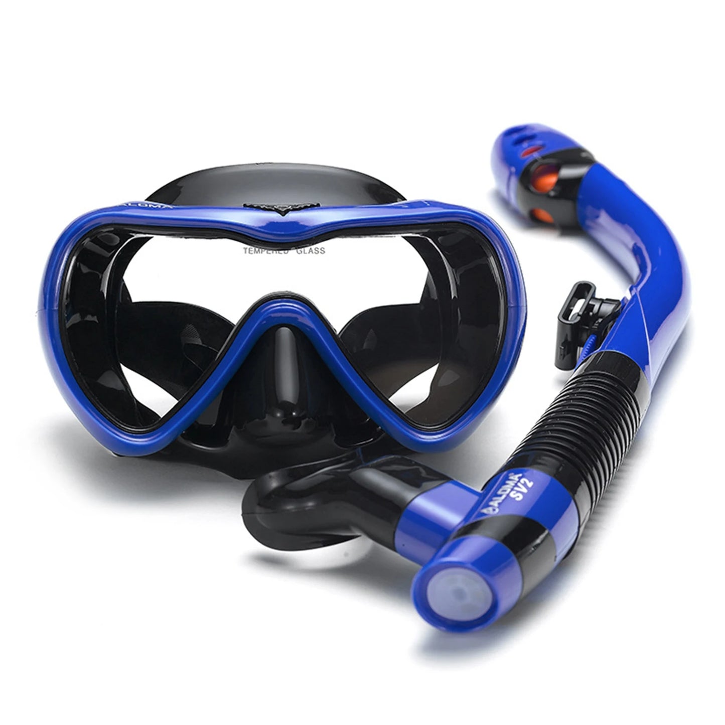 Leakproof Snorkel Set – Anti-Fog Diving Mask & Dry Top Snorkel