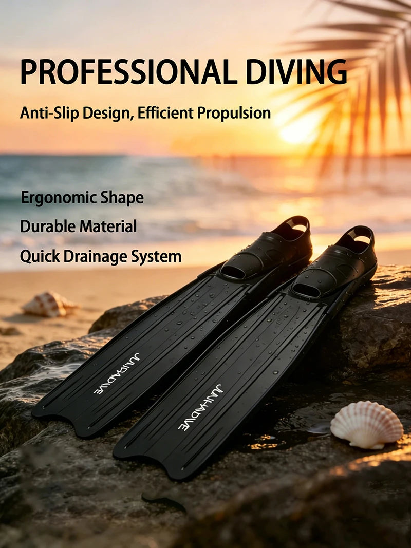 Freediving Long Fins F6813 – Lightweight Performance Swim Flippers