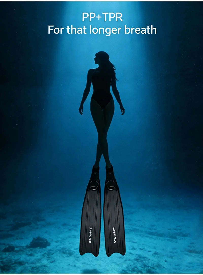 Freediving Long Fins F6813 – Lightweight Performance Swim Flippers